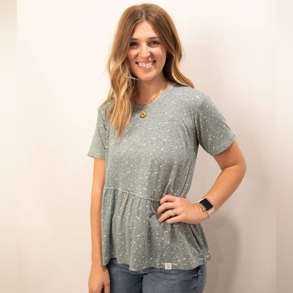 BYTAVI | Mint Tea Asy Peplum